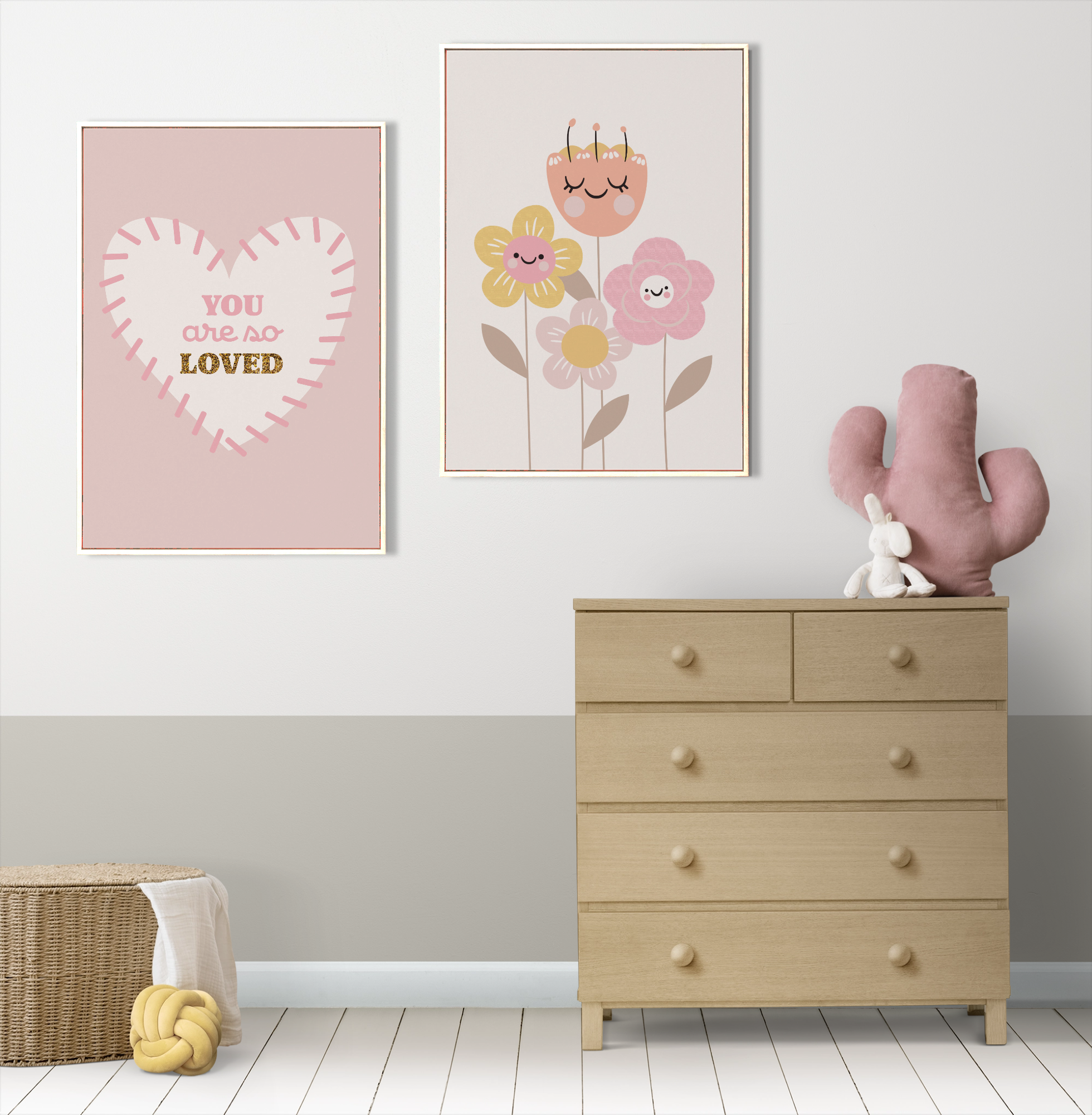 GIRLS 3 SET PRINTABLE WALL ART